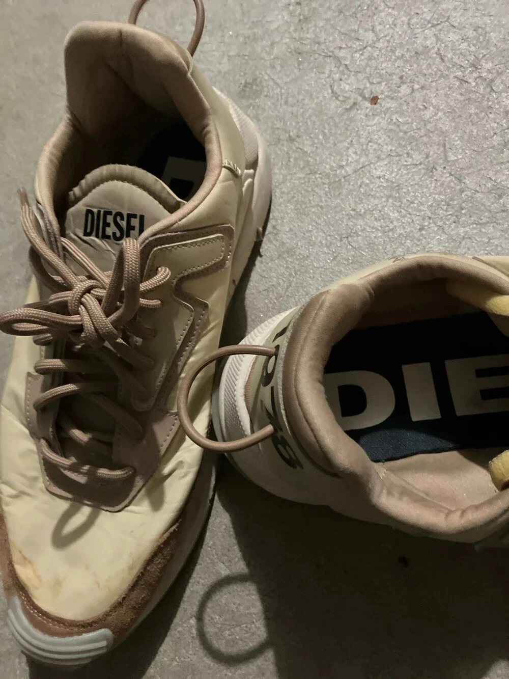 Diesel Serendipity S Sneakers Tan Sz 45